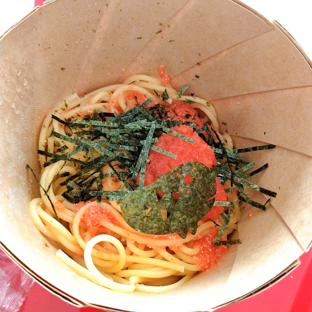 めんたいパークびわ湖の明太パスタ