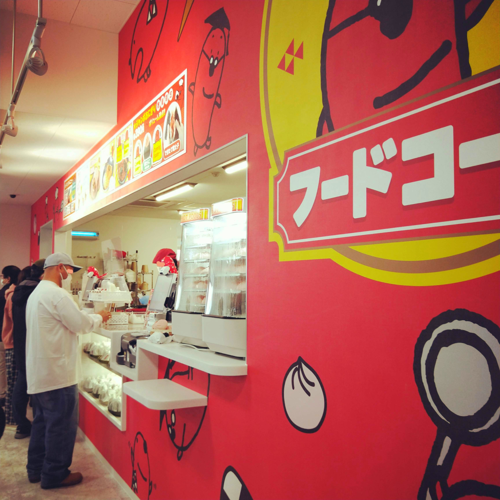 めんたいパークびわ湖のフードコーナーのレジ